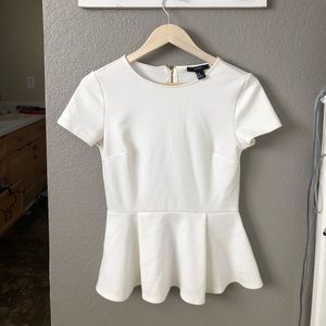 Forever 21 Peplum Top